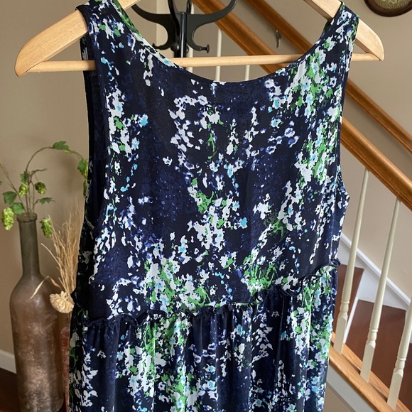 Calvin Klein Jeans Sleeveless Tiered Floral Maxi Dress Size S - Picture 5 of 13